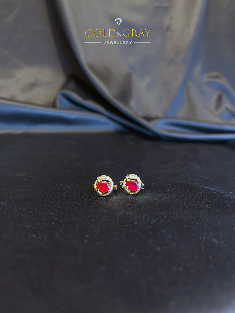 Multicolor Timeless Classic Gemstone Stud Earrings