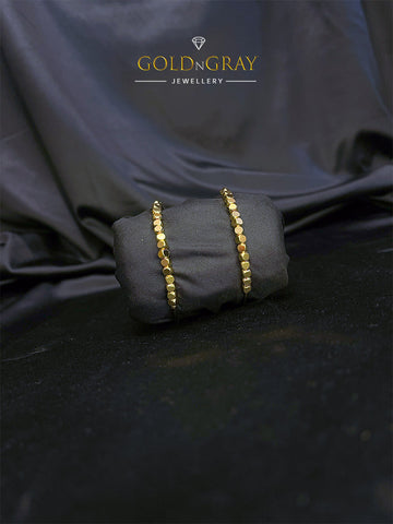 Timeless Elegance Golden Bracelet Pair for Women