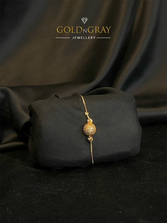 Exquisite Extra-Quality Ball Gold Bracelet Embrace Timeless Elegance